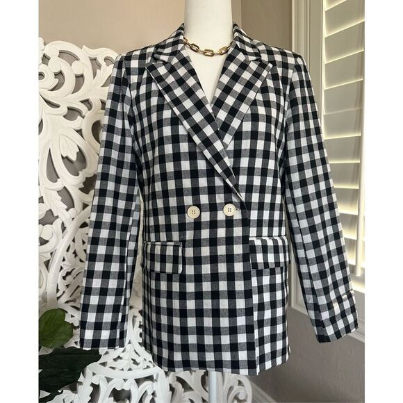 Entro Buffalo Check Women’s Blazer - Picture 1 of 9